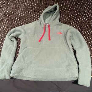 The North Face Women's Sage Green Fleece Hoodie